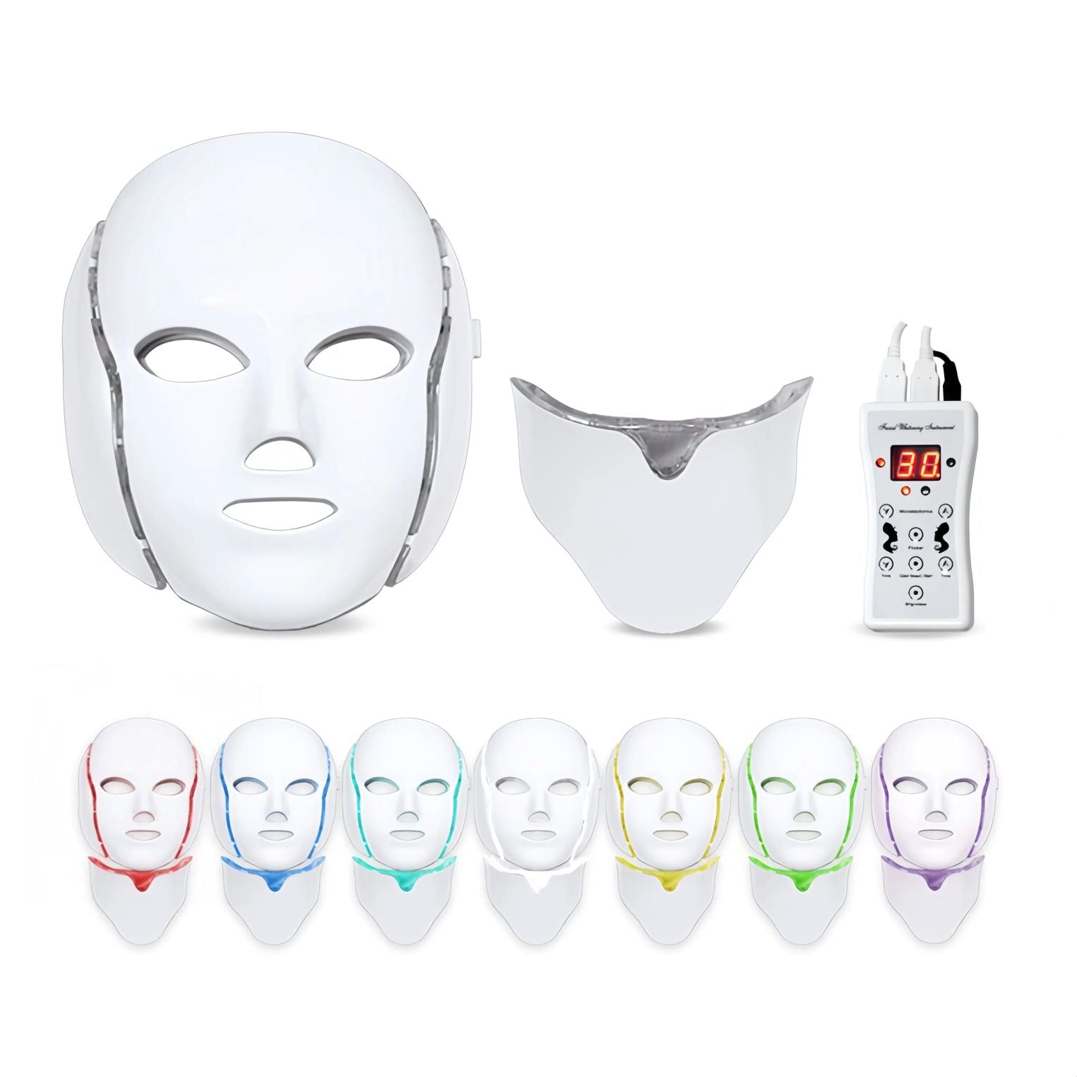 Masque LED Visage & Cou