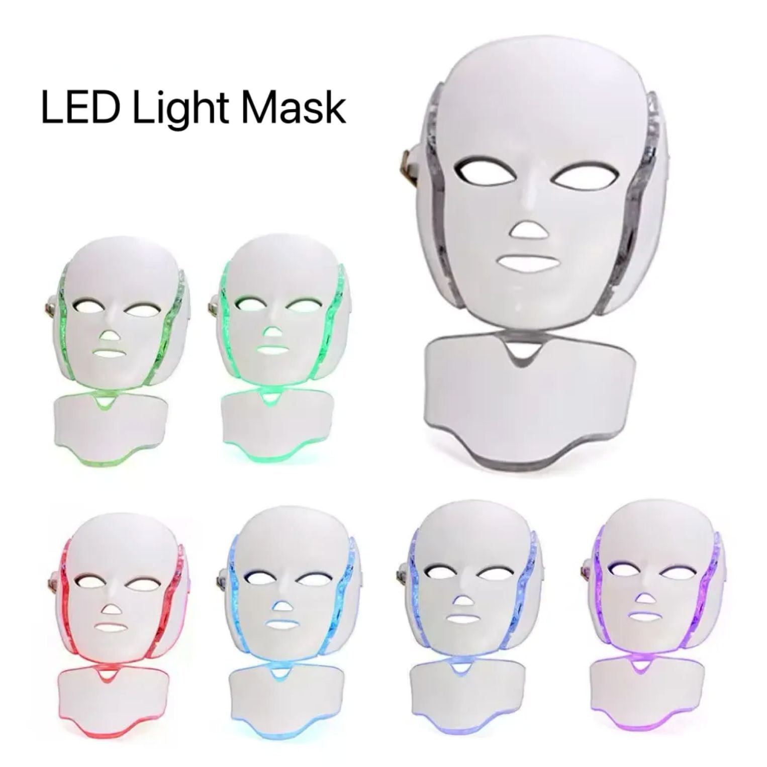 Masque LED Visage & Cou